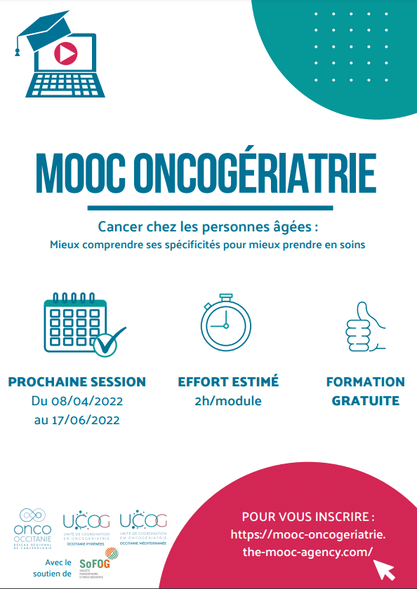 MOOC oncogériatrie, formation en ligne, oncogériatrie